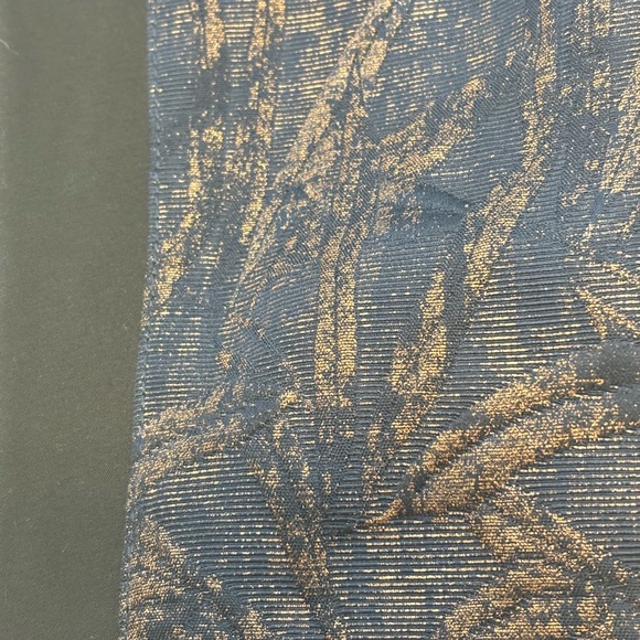 Cartonnier Brocade Crop Charlie pants size 10 metallic texture Anthropologie - Picture 8 of 9